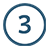 Image of number three icon