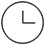 Icon of a clock