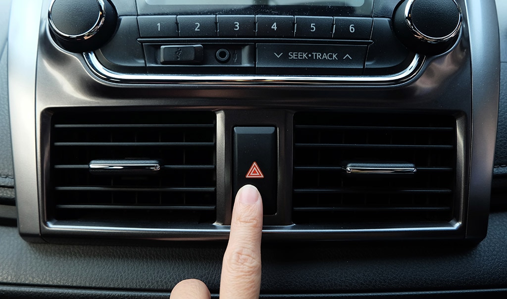 hazzard button black dashboard