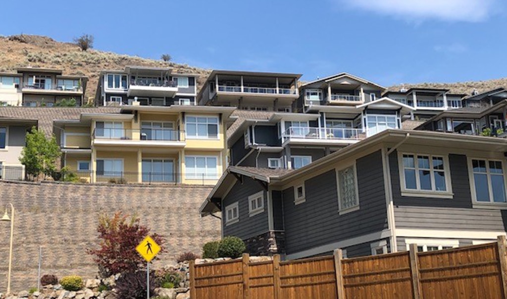 Image of homes on a hillside