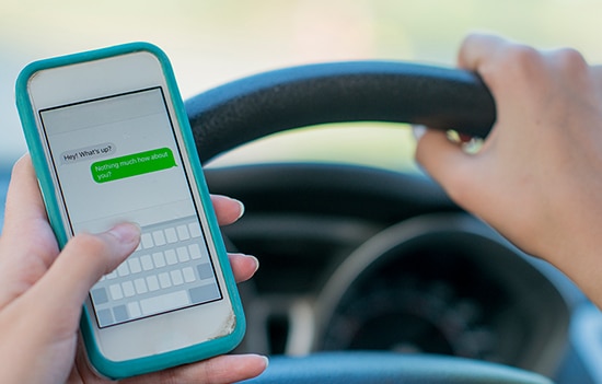 Les dangers de la distraction au volant
